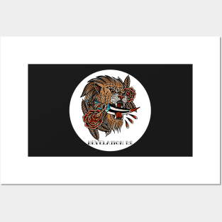 Lion Bible Verse Tattoo Flash Posters and Art